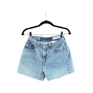 Aligrace Vintage Denim Cutoff Shorts in Blue Jean